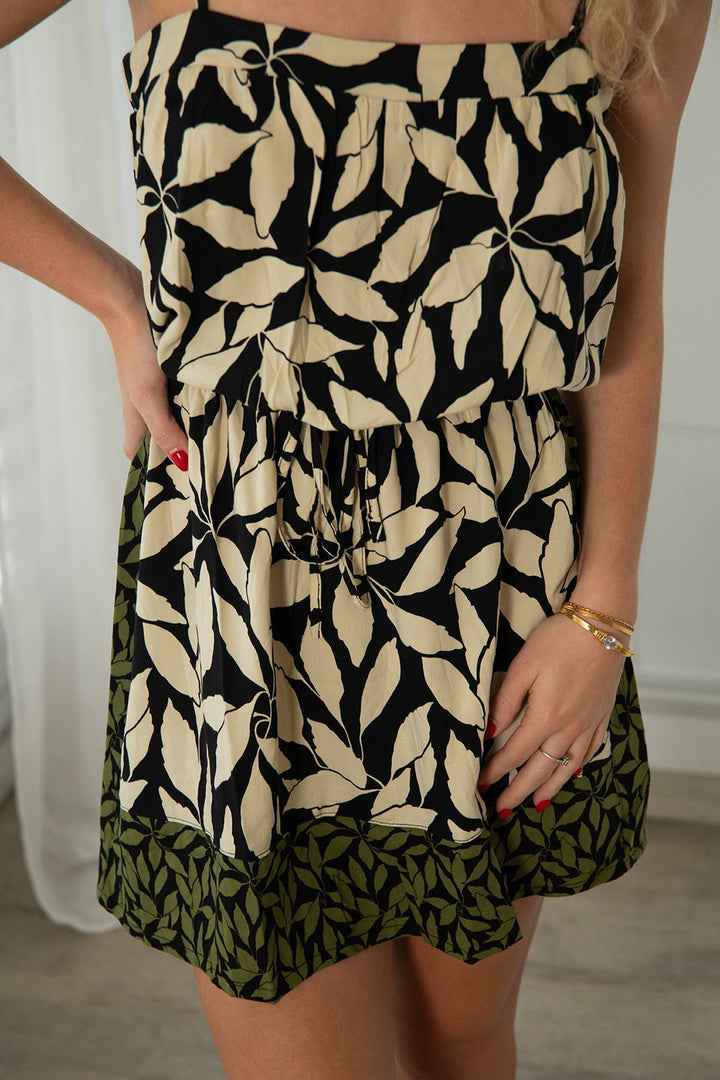 Orlina Tank Dress - Laleen/Petaline Black - Jaffi's