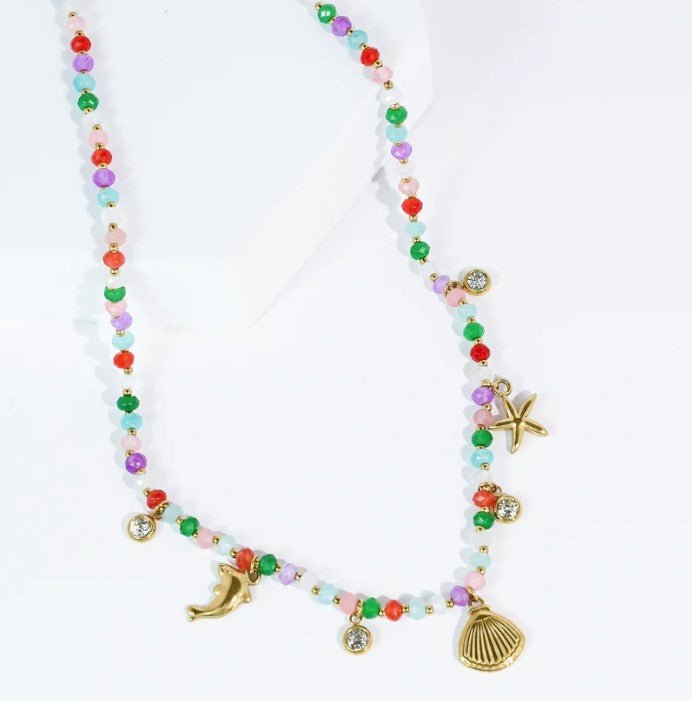Pack Your Bags Beaded Necklace - Jaffi's