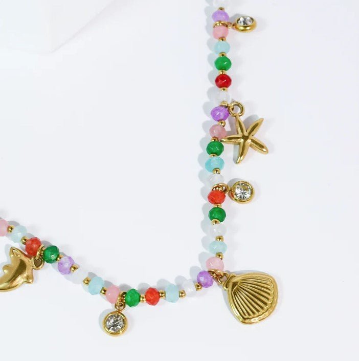 Pack Your Bags Beaded Necklace - Jaffi's