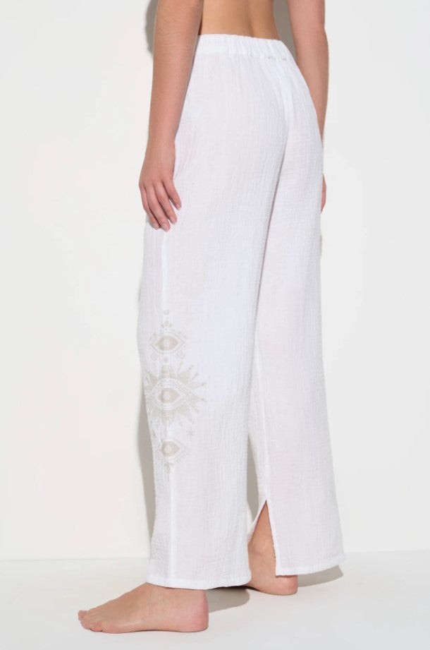 Inner Gaze Page Pant - White