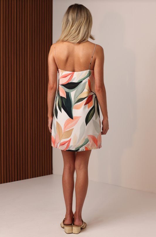 Paloma Floral Mini Dress - Flora Fresca - Jaffi's