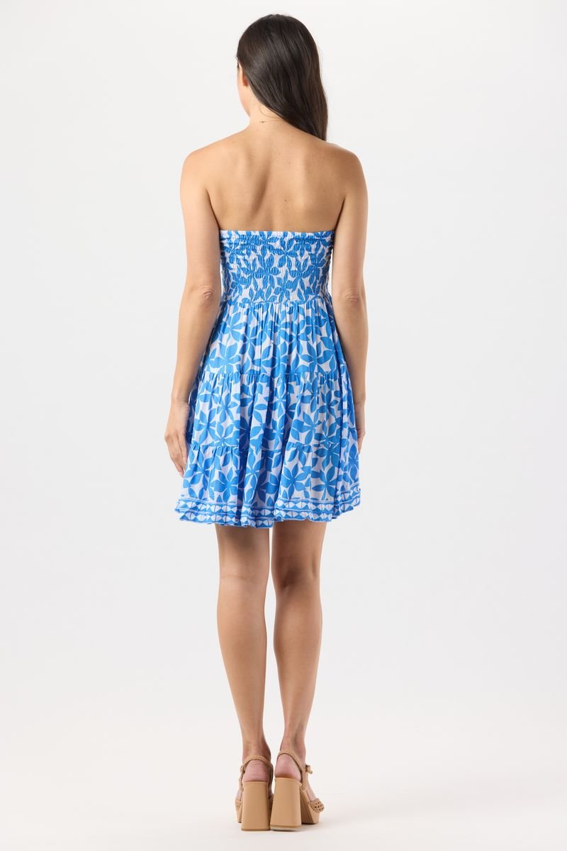Perth Mini Dress - Ocean Stars Sky - Jaffi&