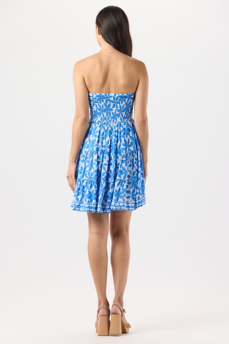 Perth Mini Dress - Ocean Stars Sky