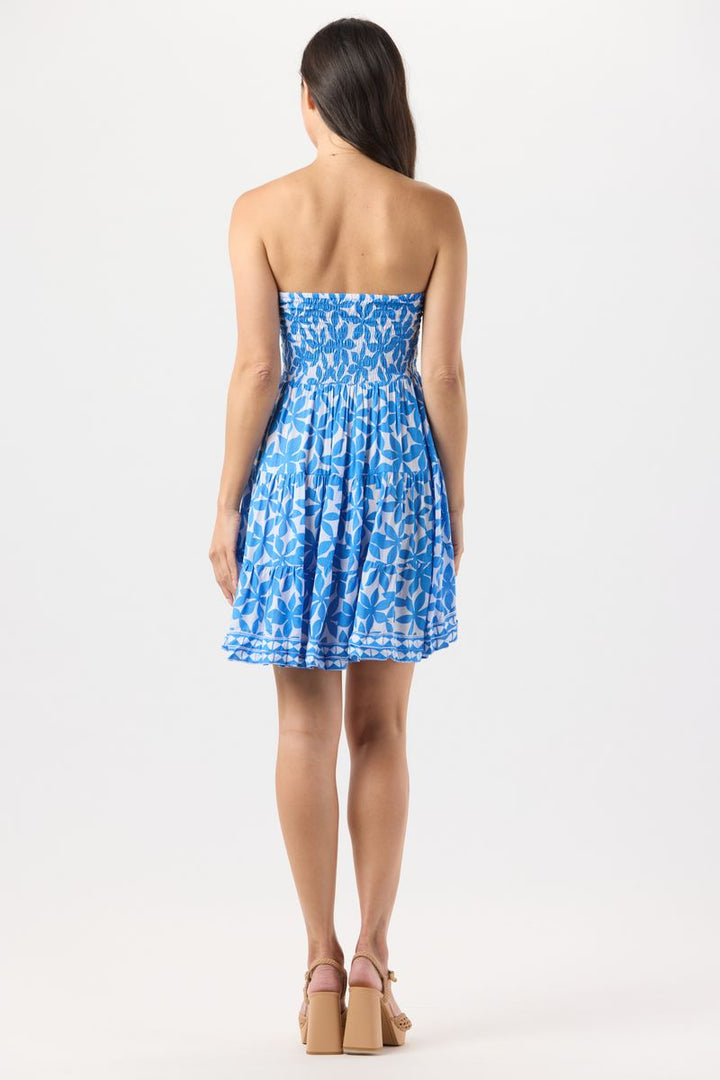 Perth Mini Dress - Ocean Stars Sky
