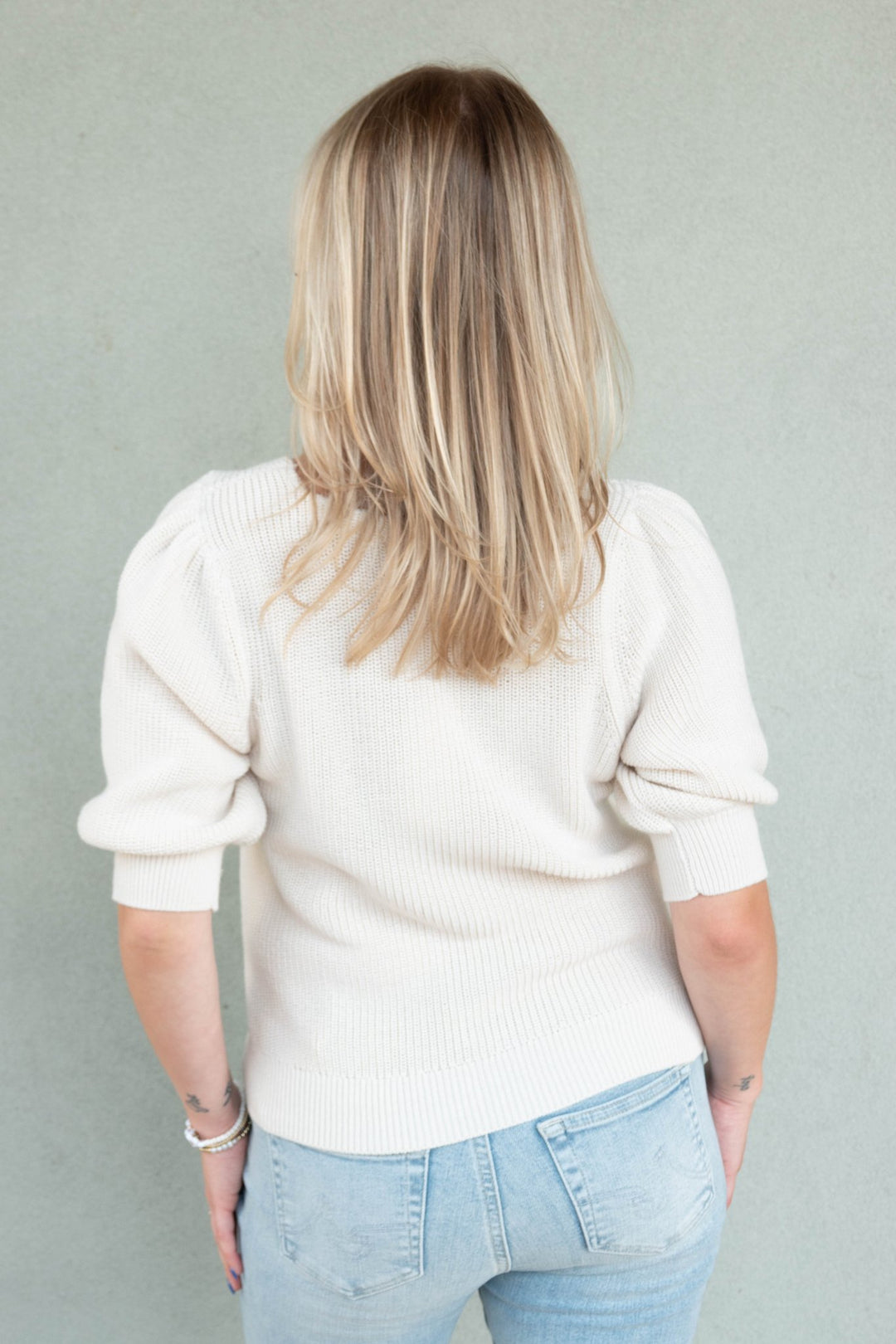Phoebe Sweater - Cream - Jaffi&