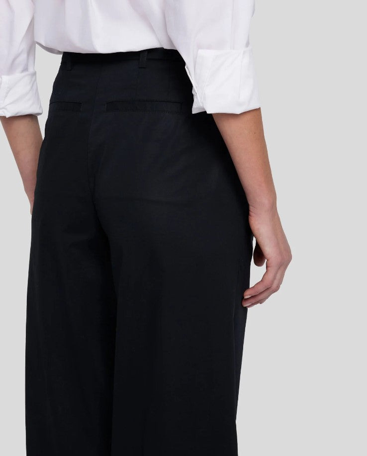 Poplin Pleated Trouser