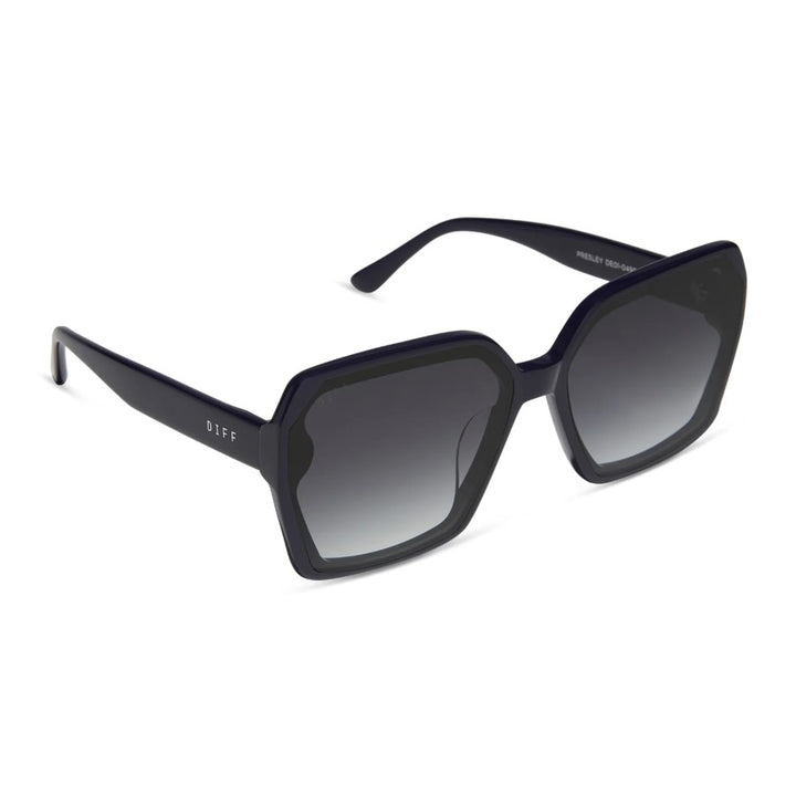 Presley Sunglasses - Royal + Grey Gradient