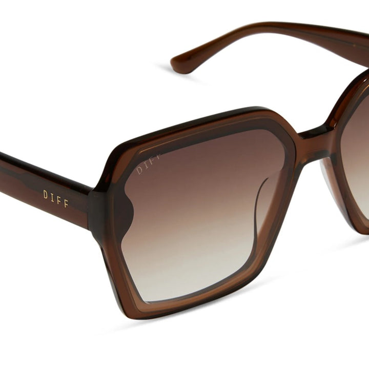 Presley Sunglasses - Whiskey + Brown Gradient