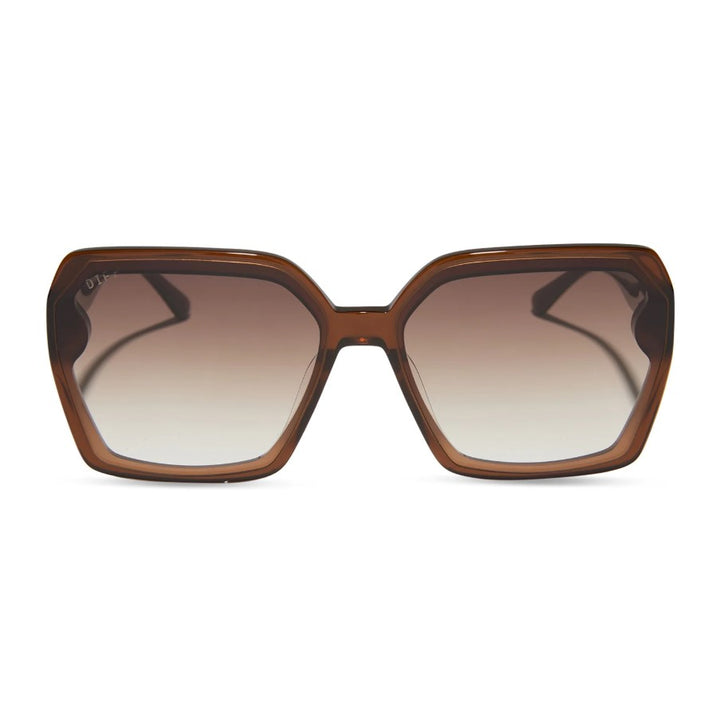 Presley Sunglasses - Whiskey + Brown Gradient