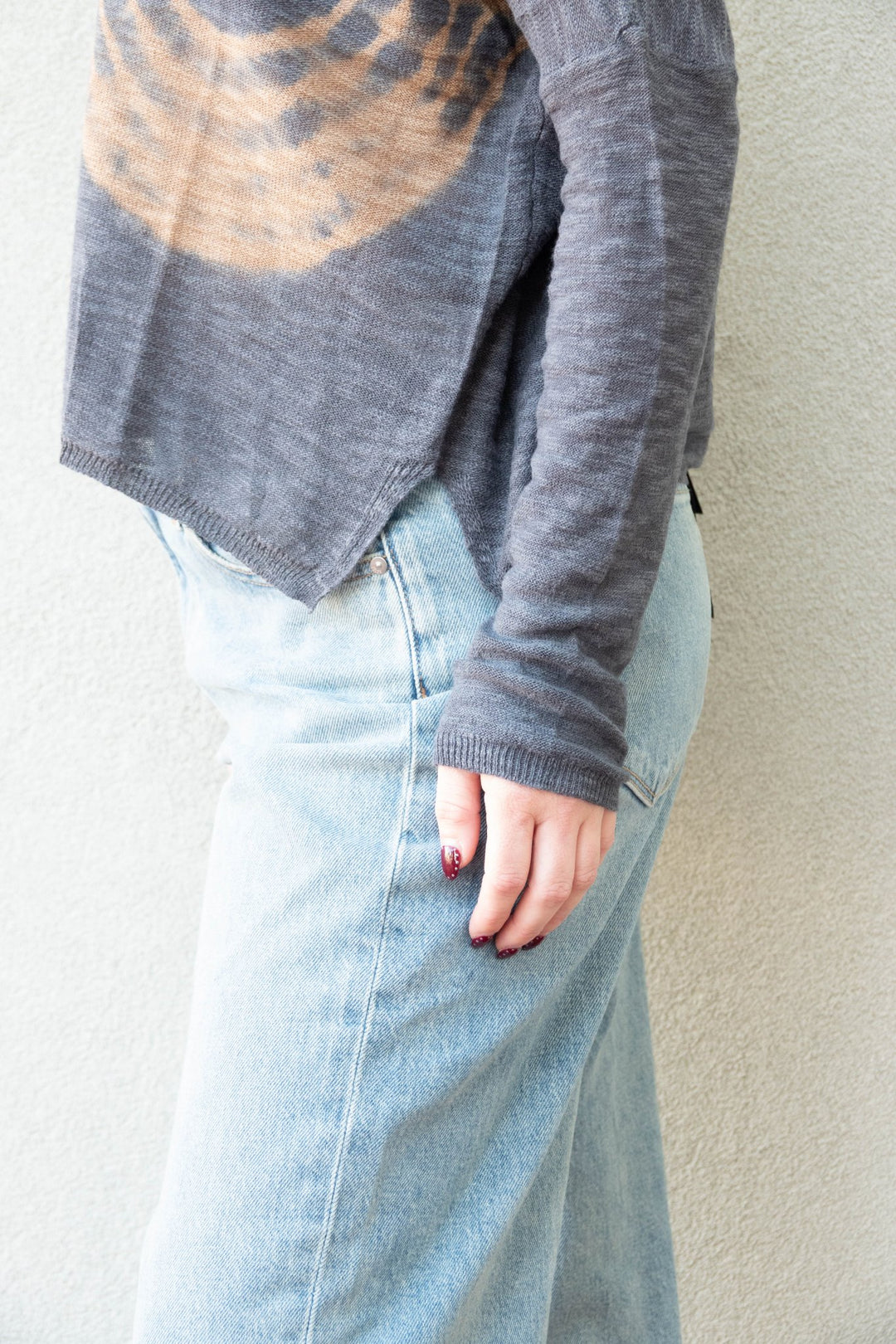 Primal Knit Sweater - Acorn Tie Dye - Jaffi&