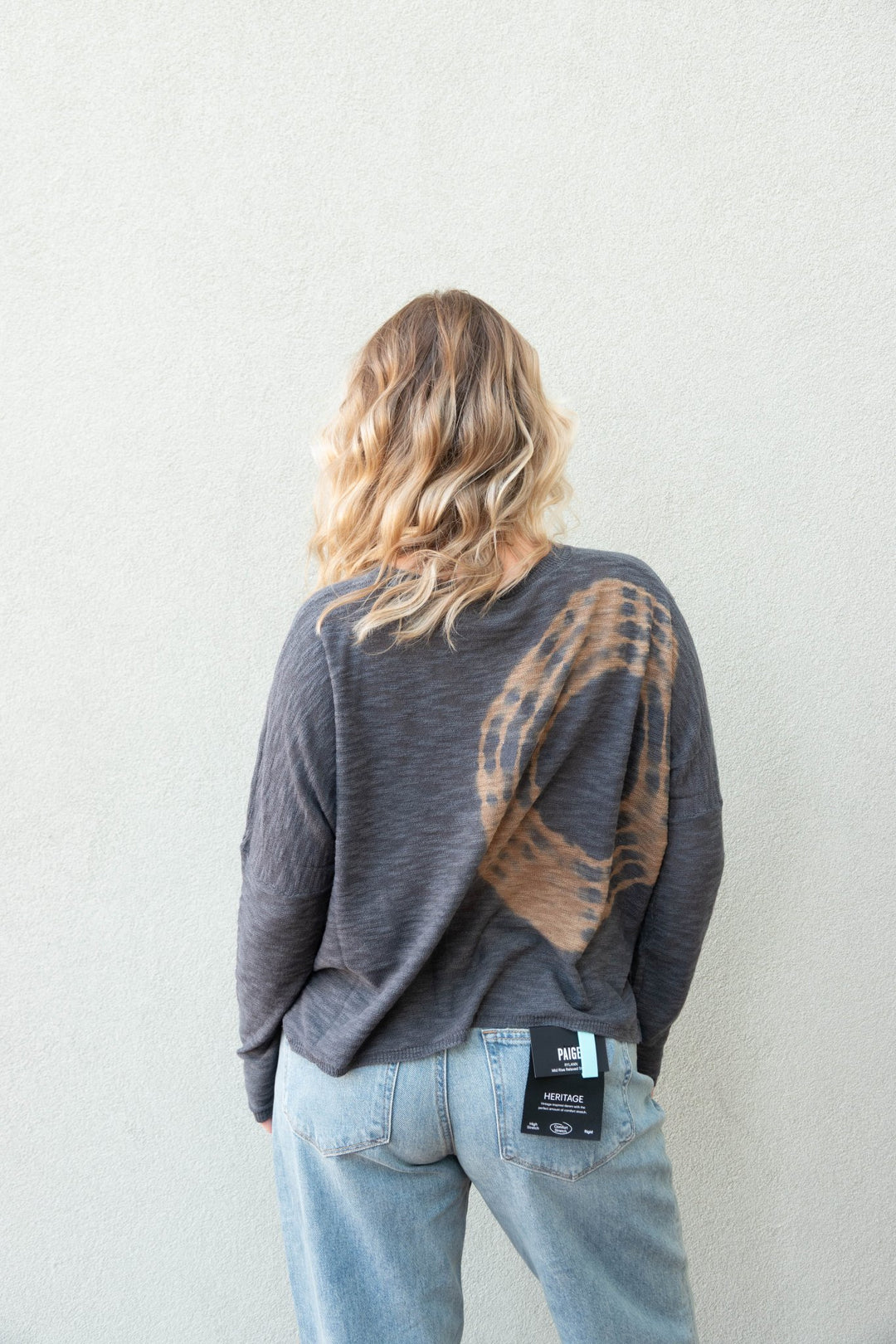 Primal Knit Sweater - Acorn Tie Dye - Jaffi&