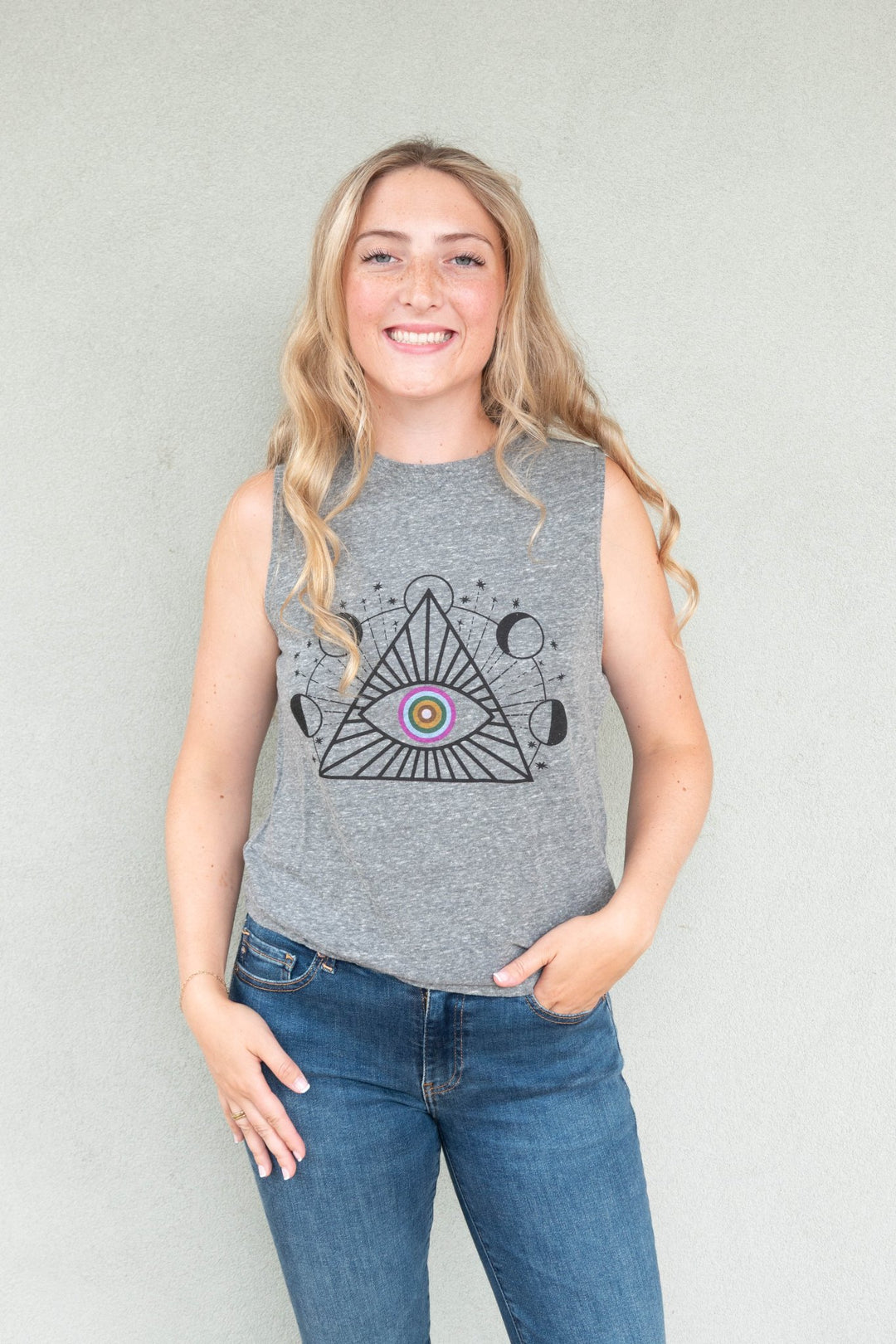 Prism Light Vibe Tank - Heather Grey - Jaffi's