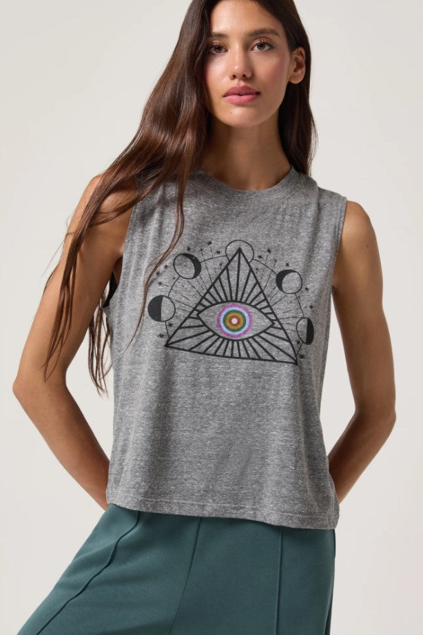 Prism Light Vibe Tank - Heather Grey