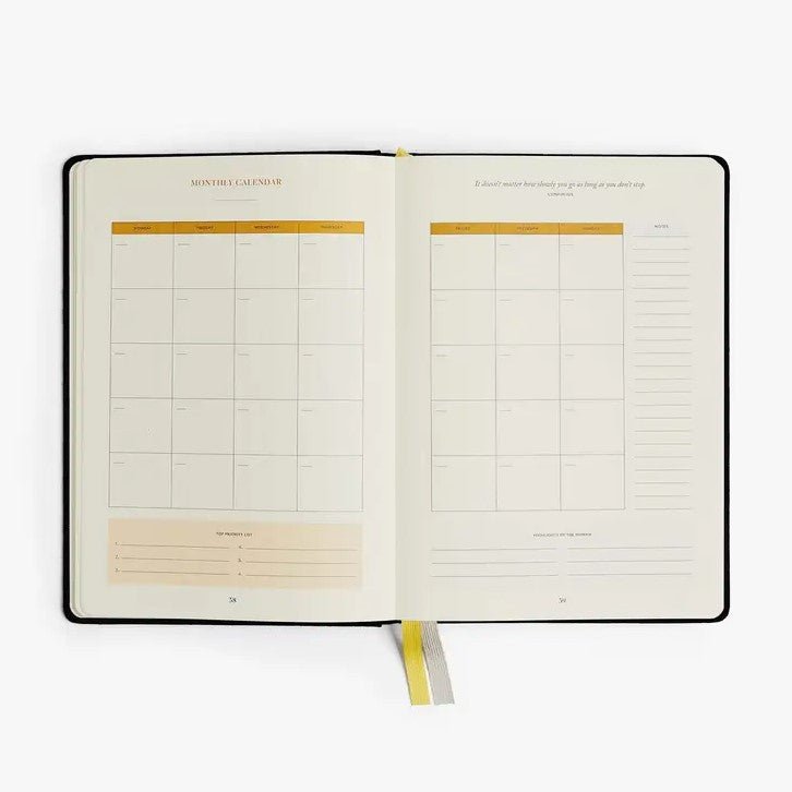 Productivity Planner - Black - Jaffi's