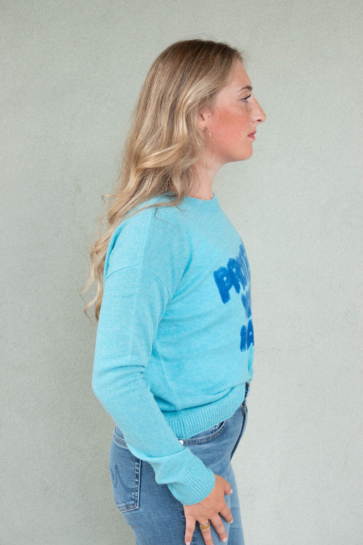 Protect Your Magic Cashmere Sweater - Blue Magic - Jaffi&