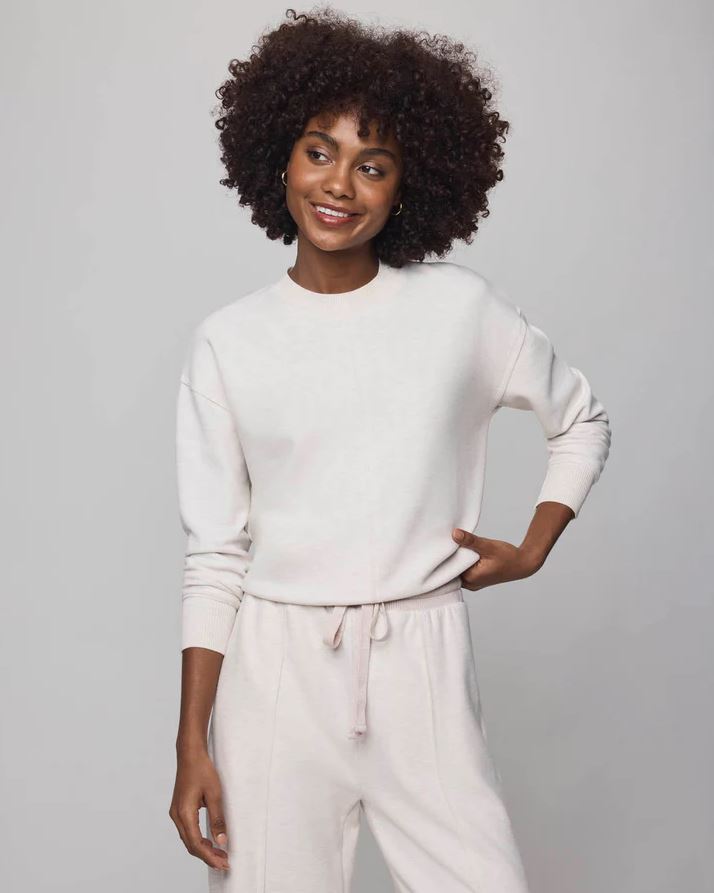 Winslow Crew Neck Pullover - Pale Oak Heather