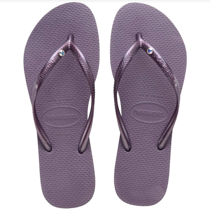 The Slim Crystal Glamour Flip Flop Havaianas