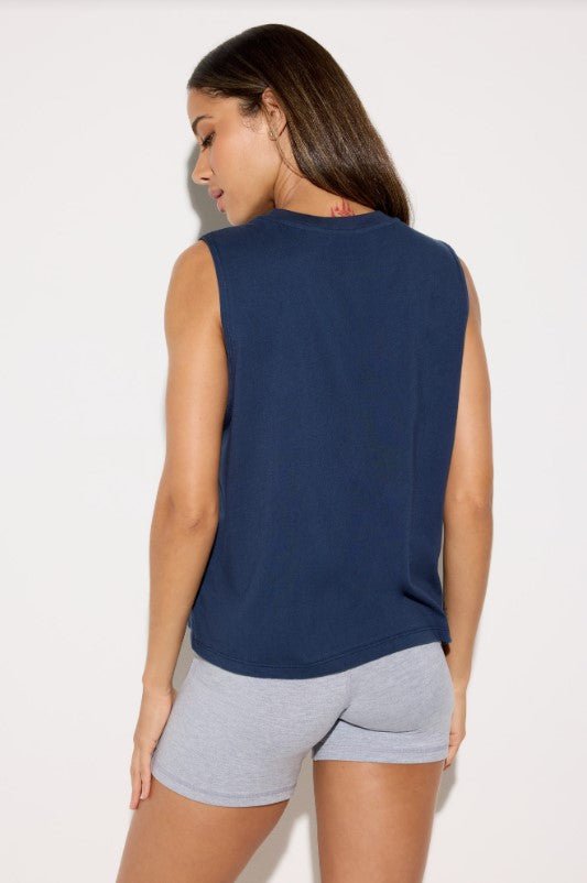 Raised by Waves Vibe Tank - Indigo - Jaffi's