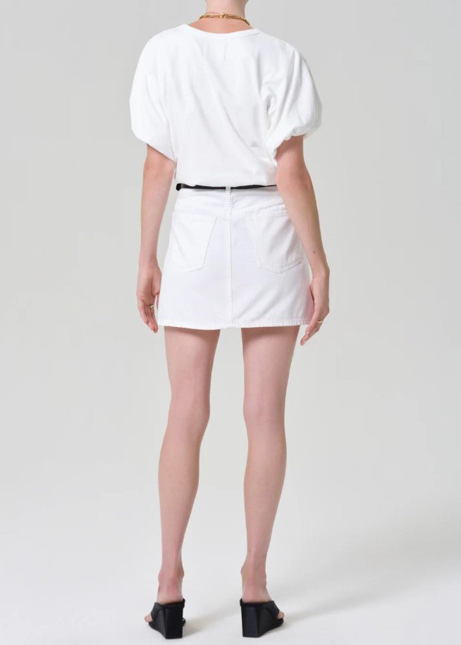 Ramona Mini Skirt - Soft White - Jaffi's