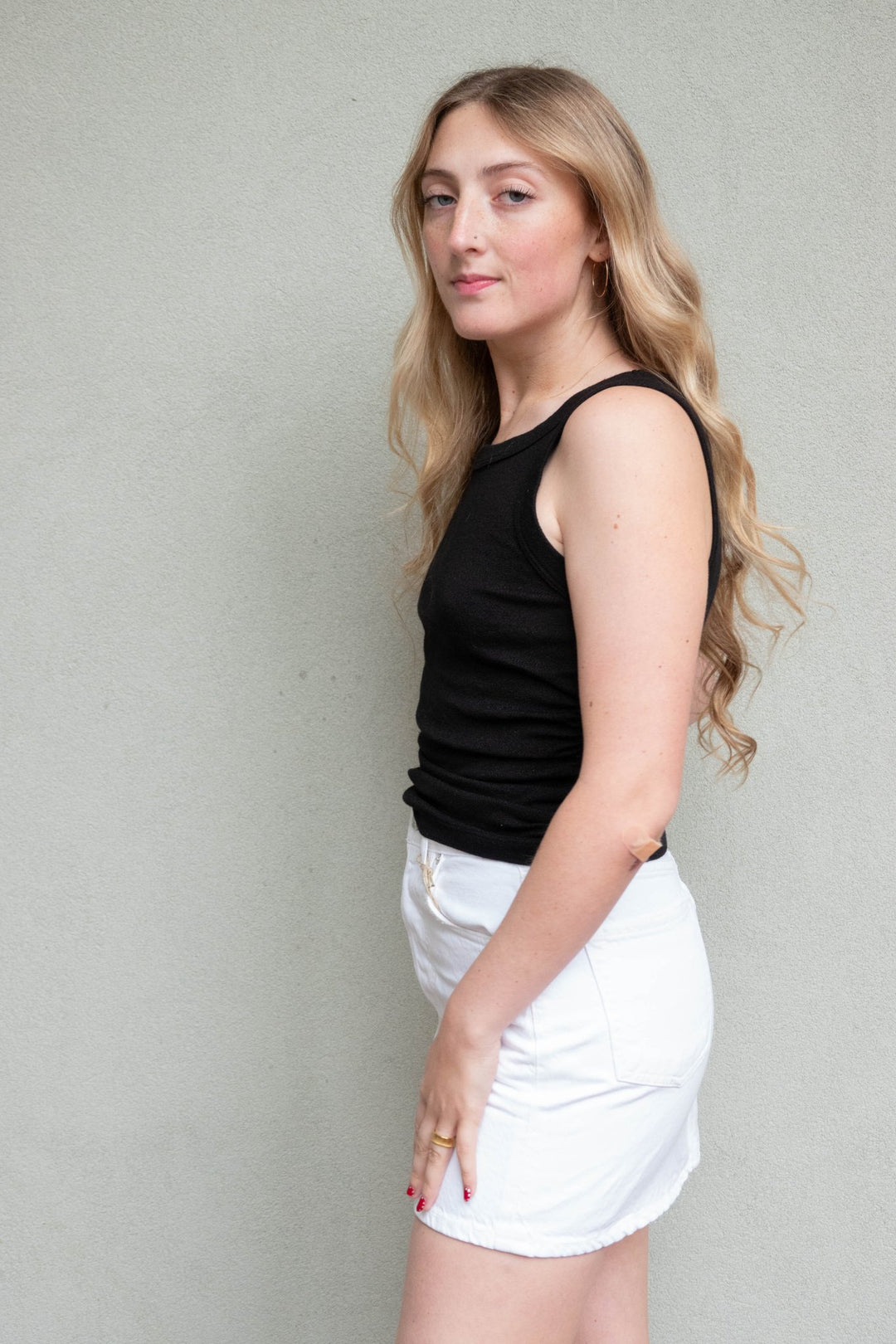 Ramona Mini Skirt - Soft White - Jaffi's