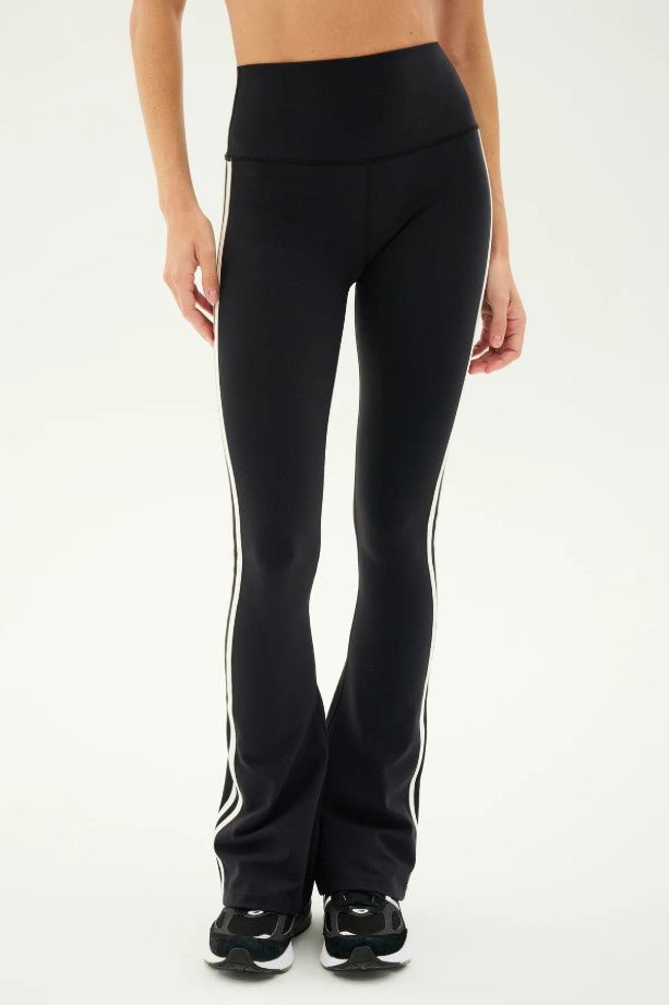 Raquel High Waist 30" Flare - Black/White - Jaffi's