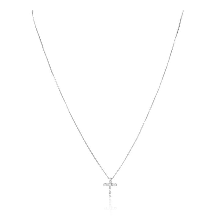 Raya CZ Cross Necklace