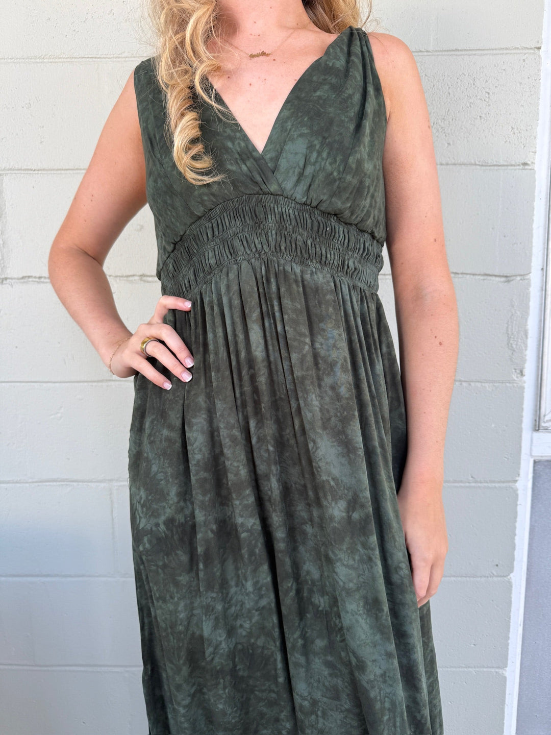 Rayna Maxi Dress - TD Hazy Sage - Jaffi's