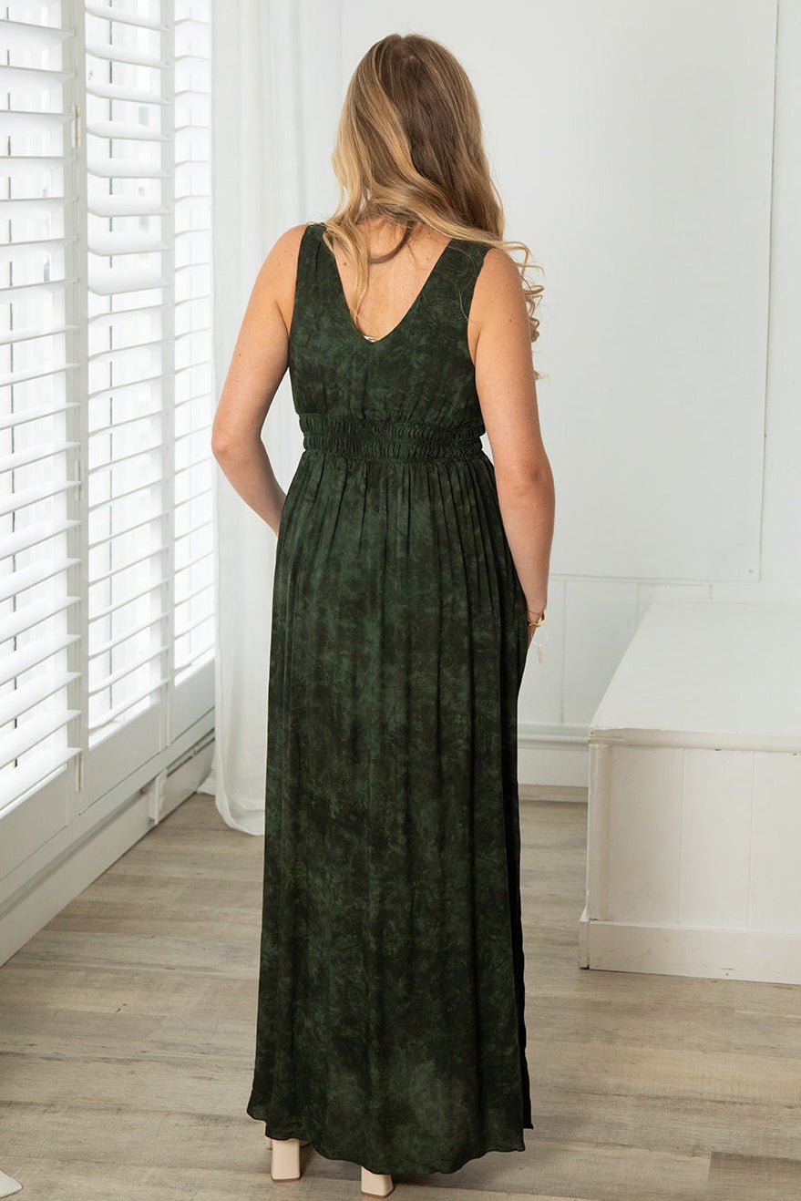 Rayna Maxi Dress - TD Hazy Sage - Jaffi's