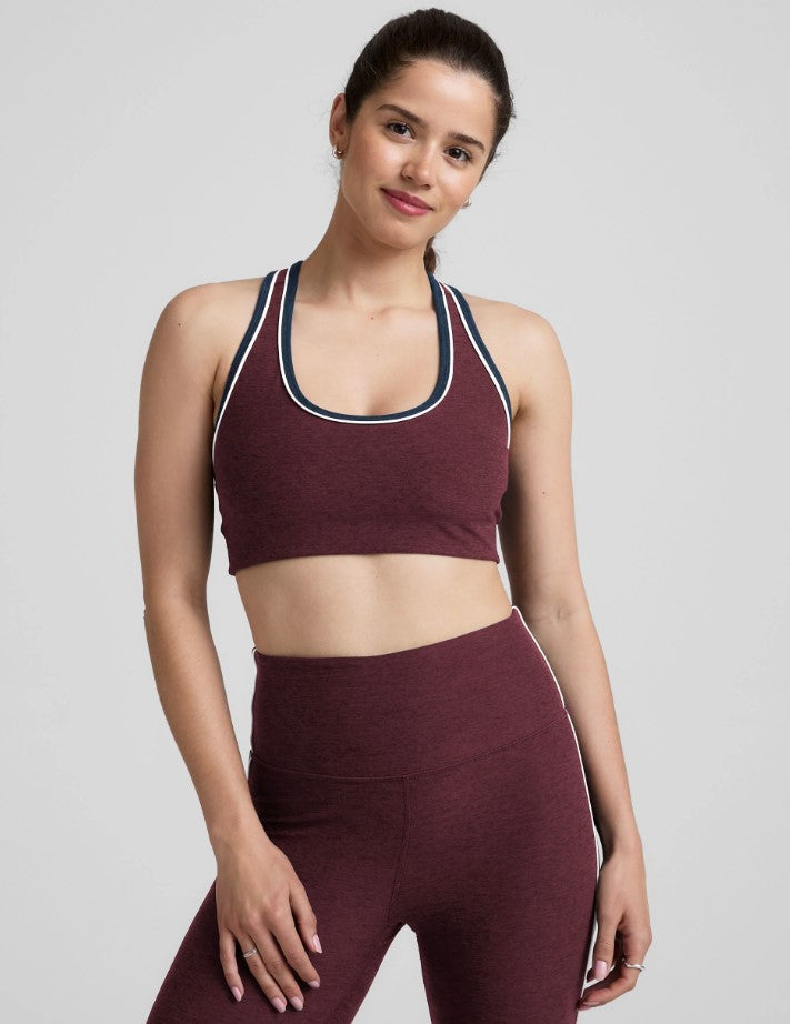 Spacedye Ready Bra - Midnight Burgundy Heather
