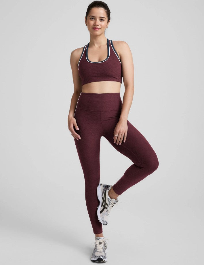 Spacedye Ready Bra - Midnight Burgundy Heather