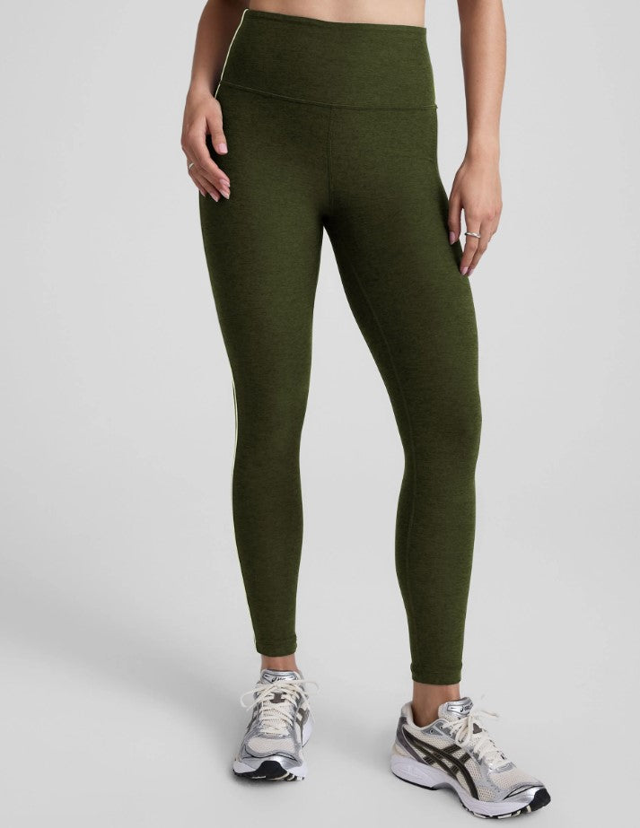 Spacedye Ready Midi Legging - Army Green Heather