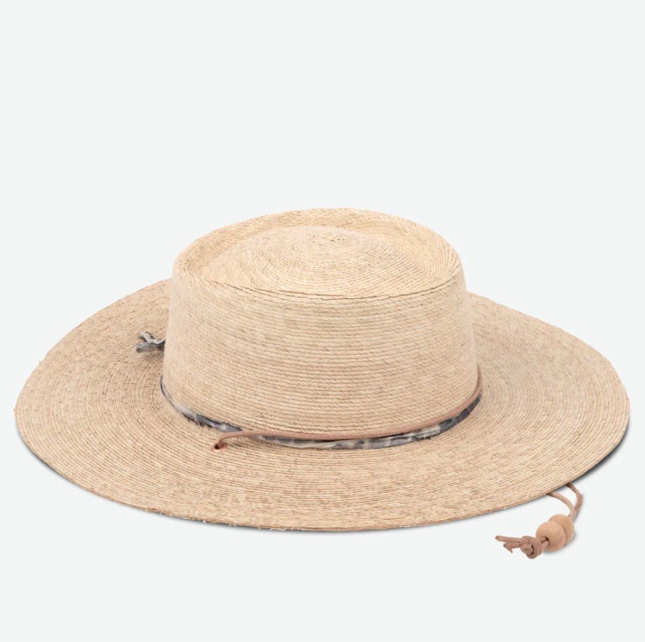 Reed Boater Hat with Chin Strap - Jaffi's