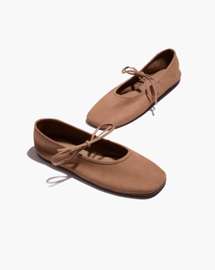 Suede Square Toe Reese - Cocobutter