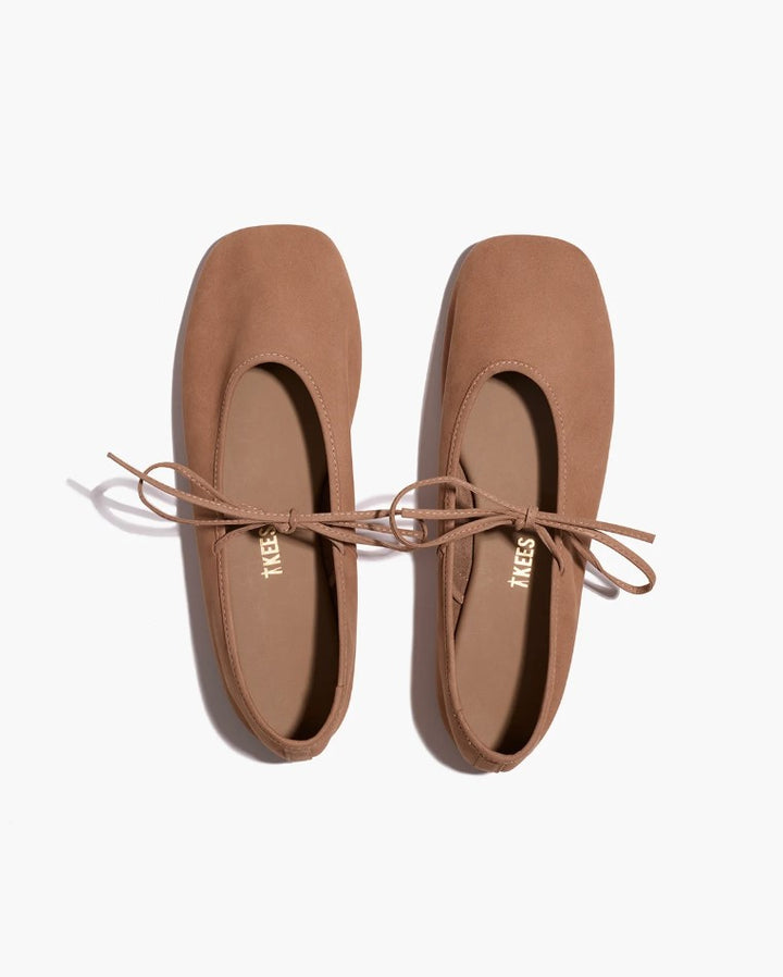 Suede Square Toe Reese - Cocobutter