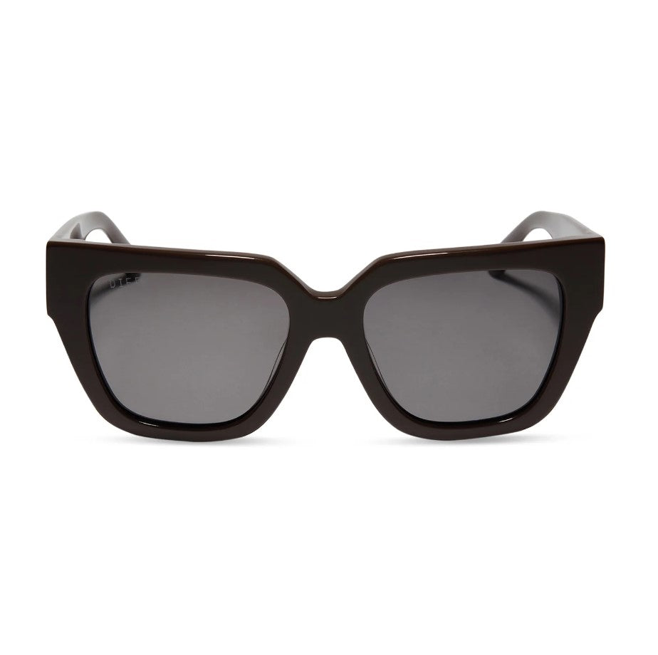 Sloane 53mm Cat Eye Sunglasses In Black Tort/olive Gradient