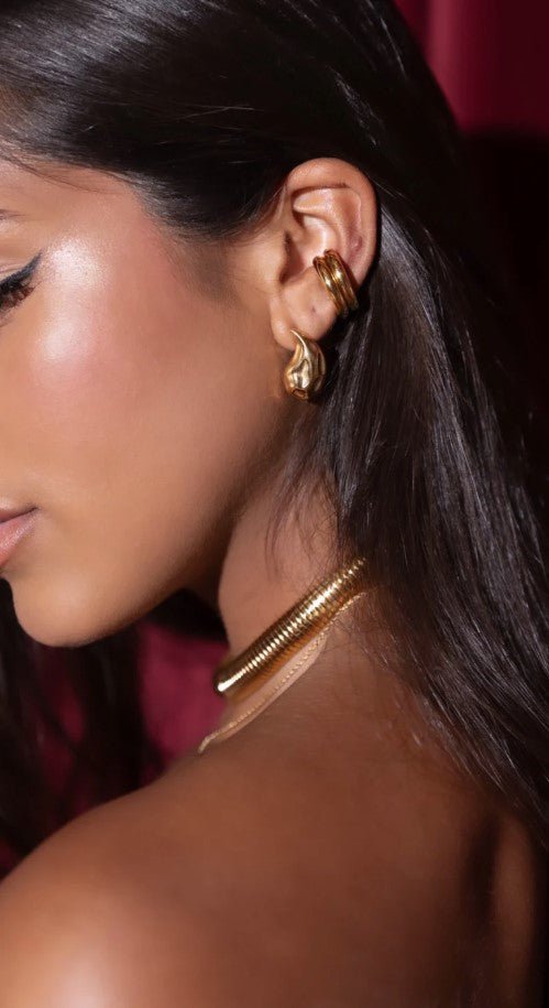Rhonda Teardrop Stud Earring - Jaffi's