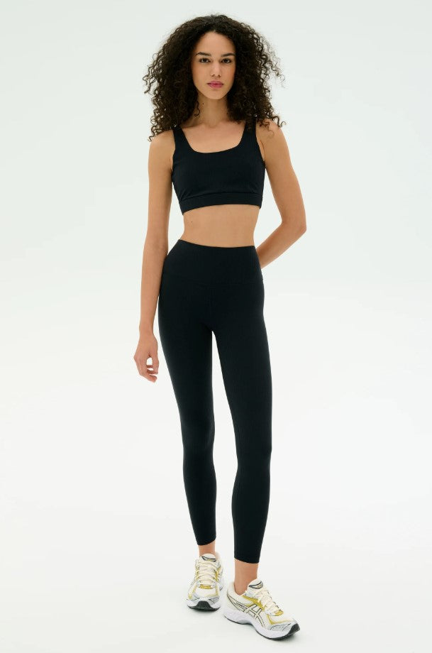 Black Airweight Rib Bra