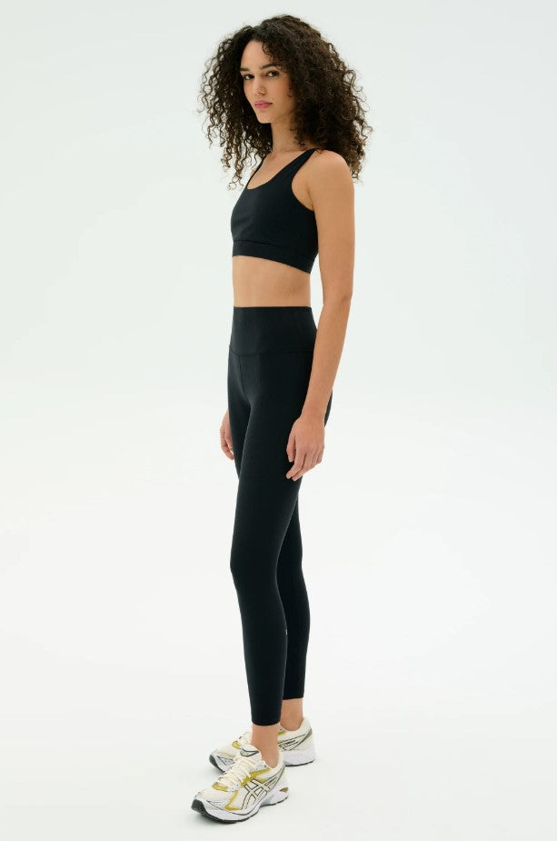 Black Airweight Rib Bra