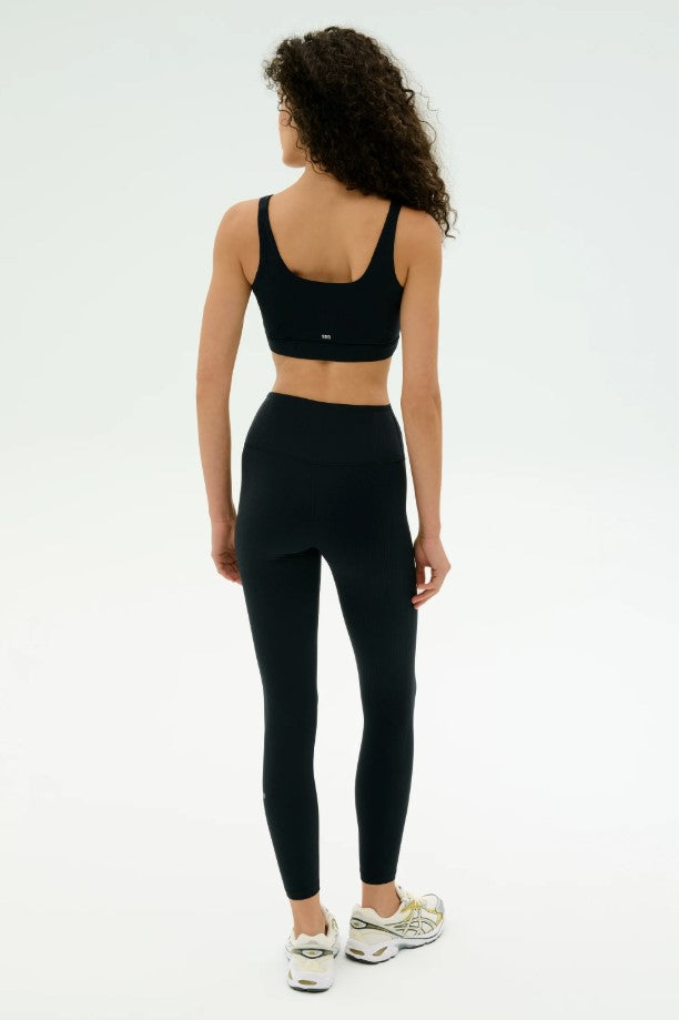 Black Airweight Rib Bra