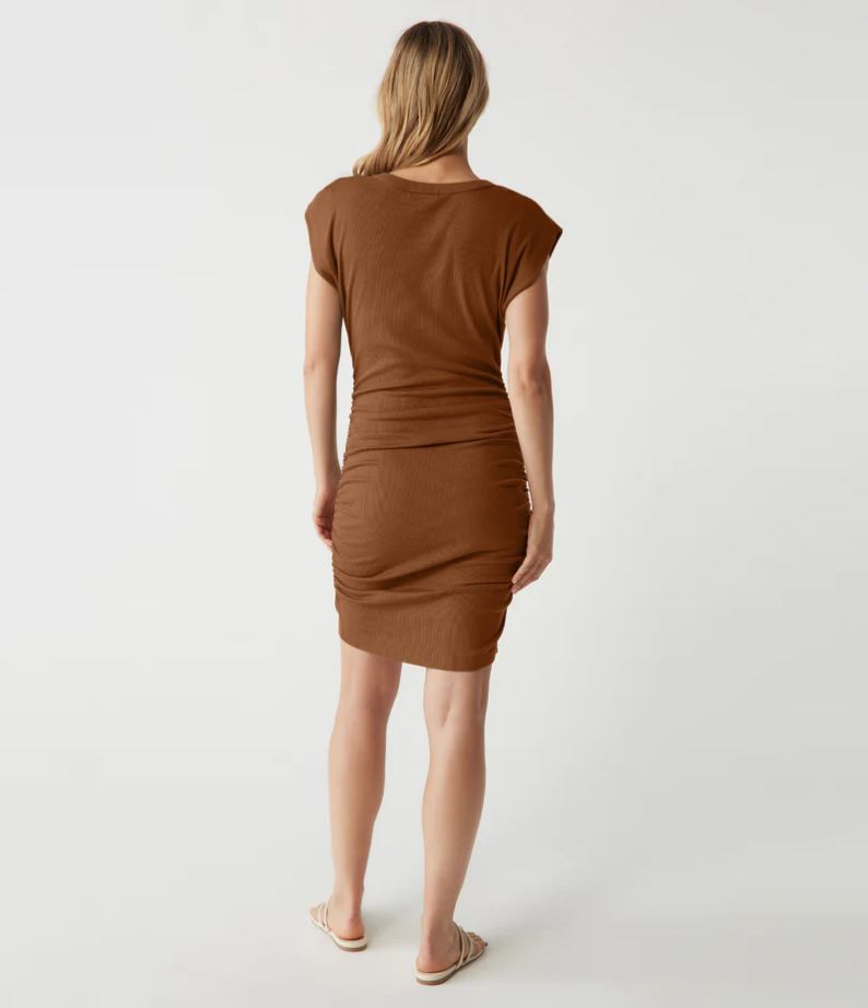 Ricci Power Shoulder Dress