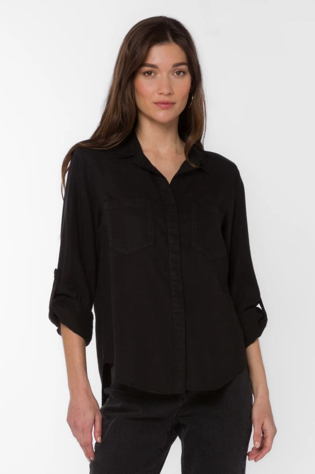 Riley Button Down Shirt - Black