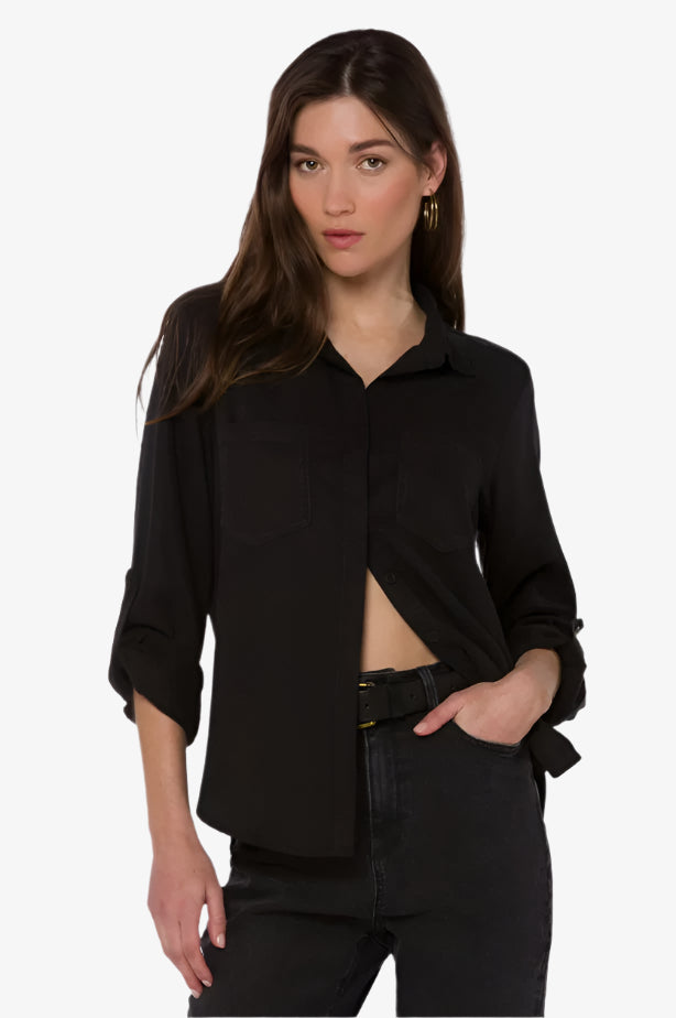 Riley Button Down Shirt - Black