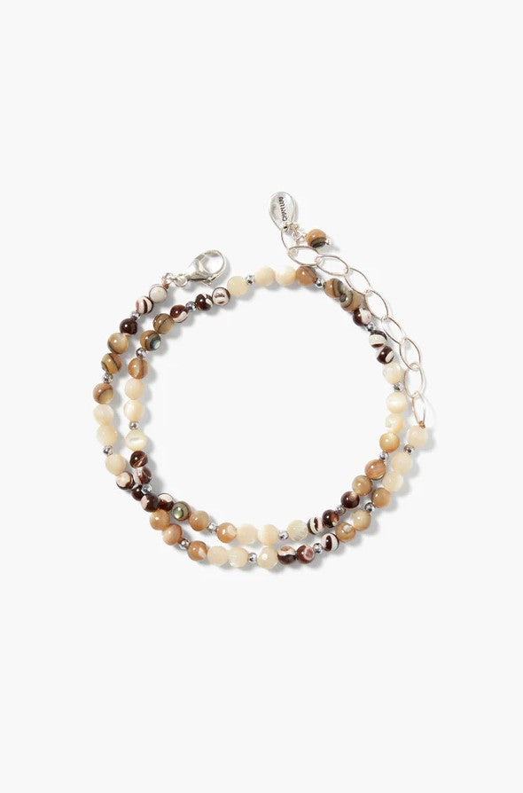 Rio Naked Wrap Bracelet - Natural Mix