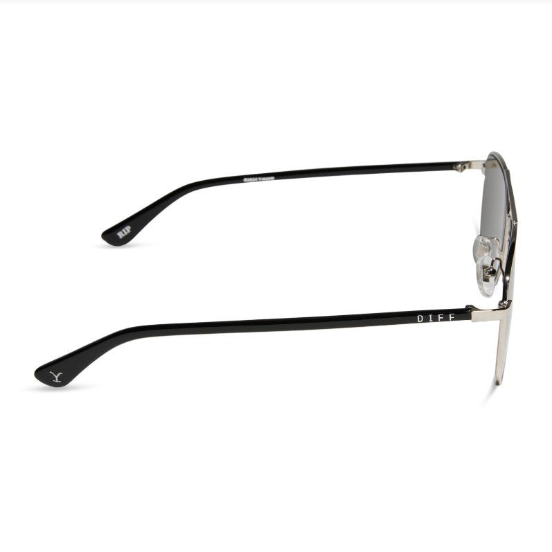 Rip Wheeler Sunglasses - RX Silver + Clear Demo - Jaffi's