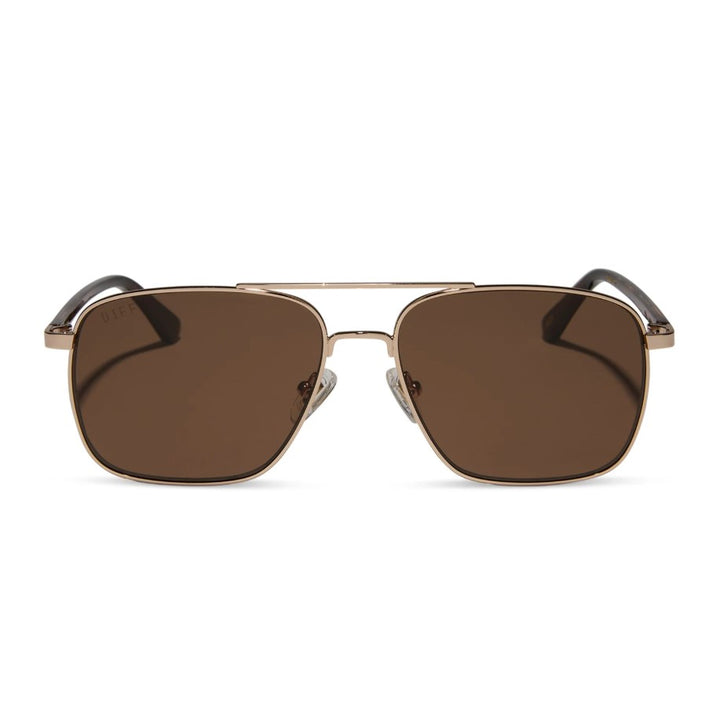 Rip Wheeler Sunglasses - Gold + Brown Polarized