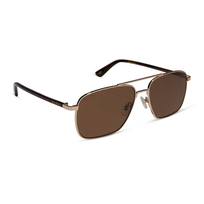 Rip Wheeler Sunglasses - Gold + Brown Polarized