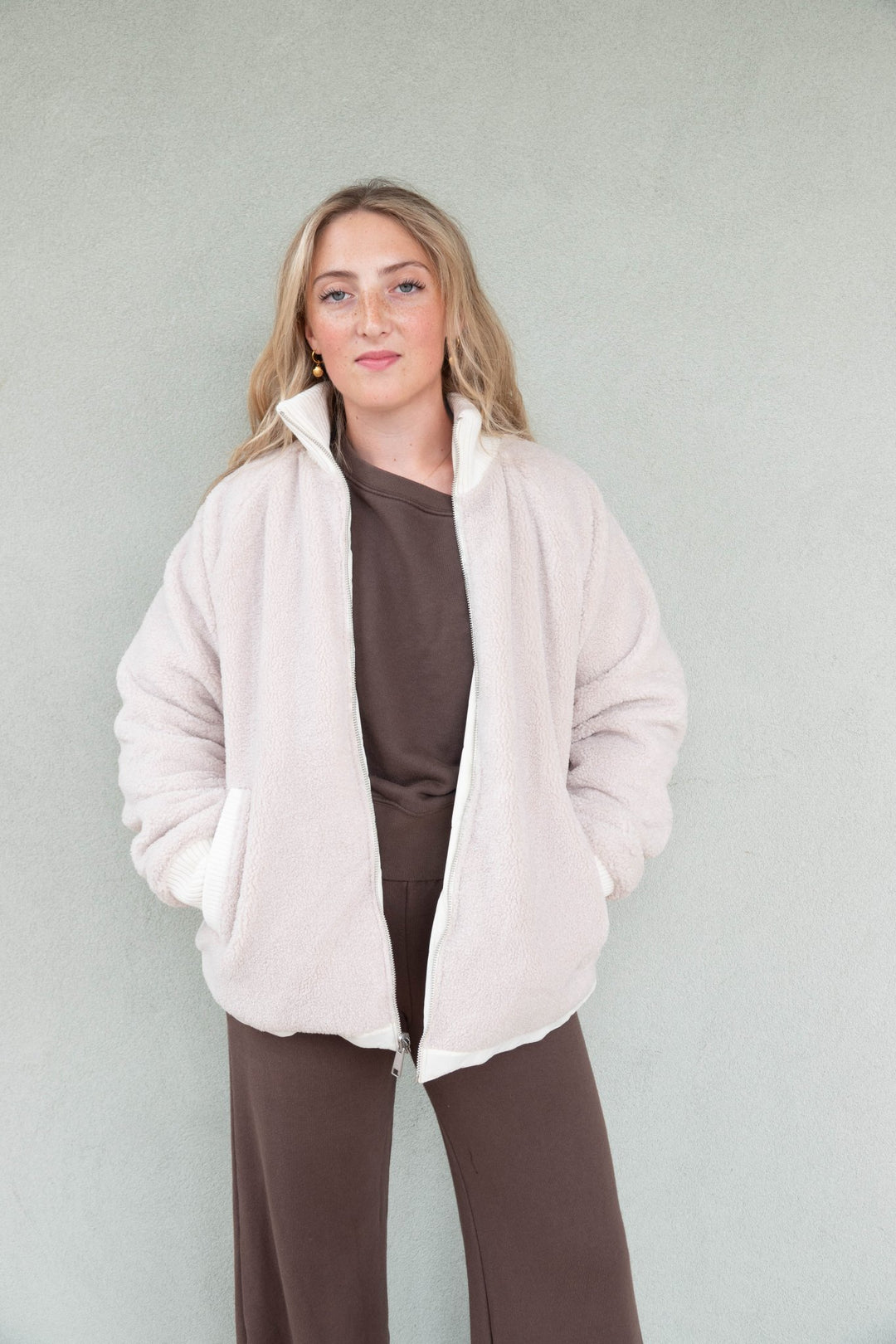 Roam Reversible Jacket - Bone/Riverbed - Jaffi's