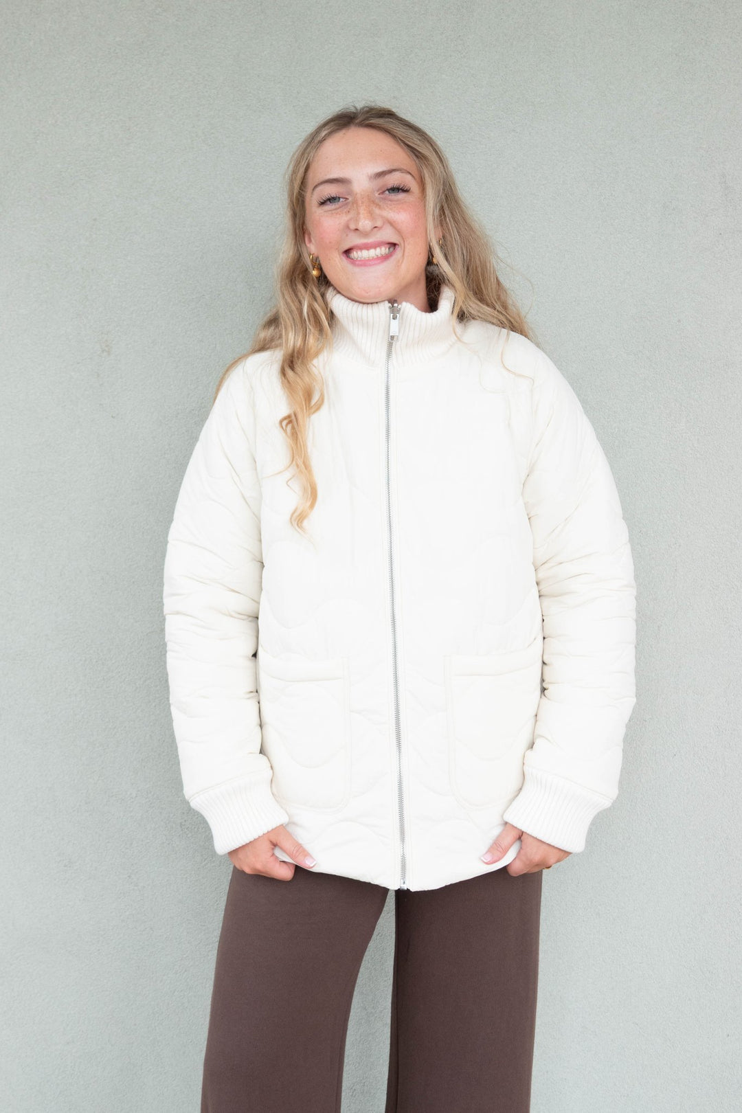 Roam Reversible Jacket - Bone/Riverbed - Jaffi&
