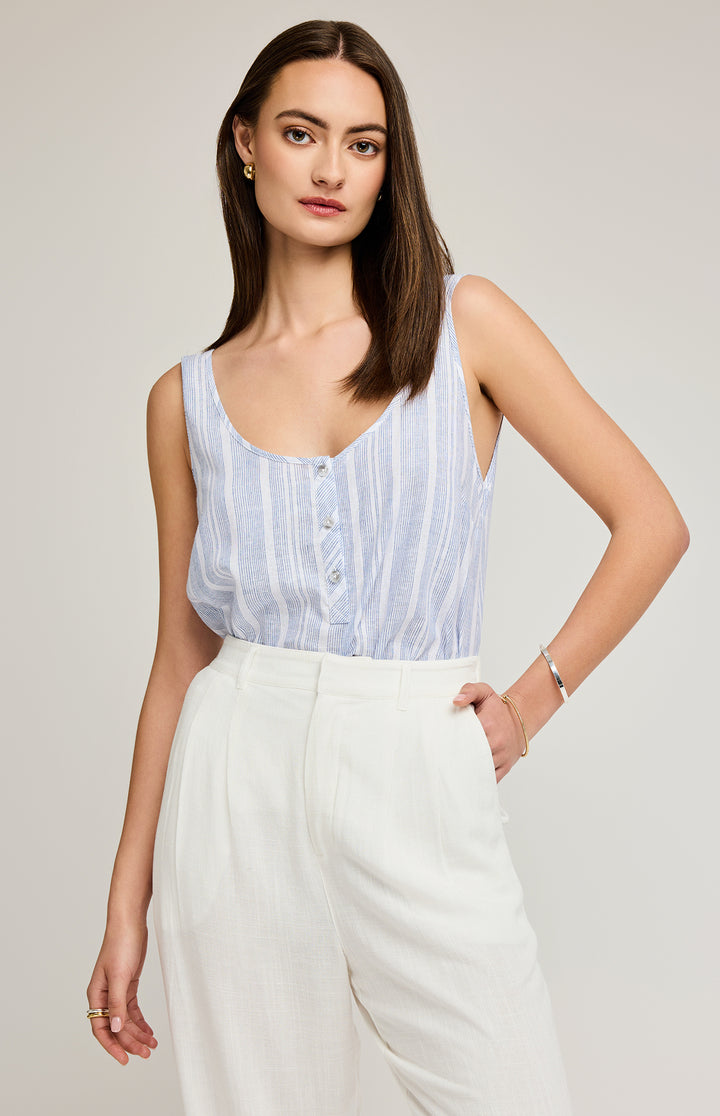 Romy Tank - Blue Stripe