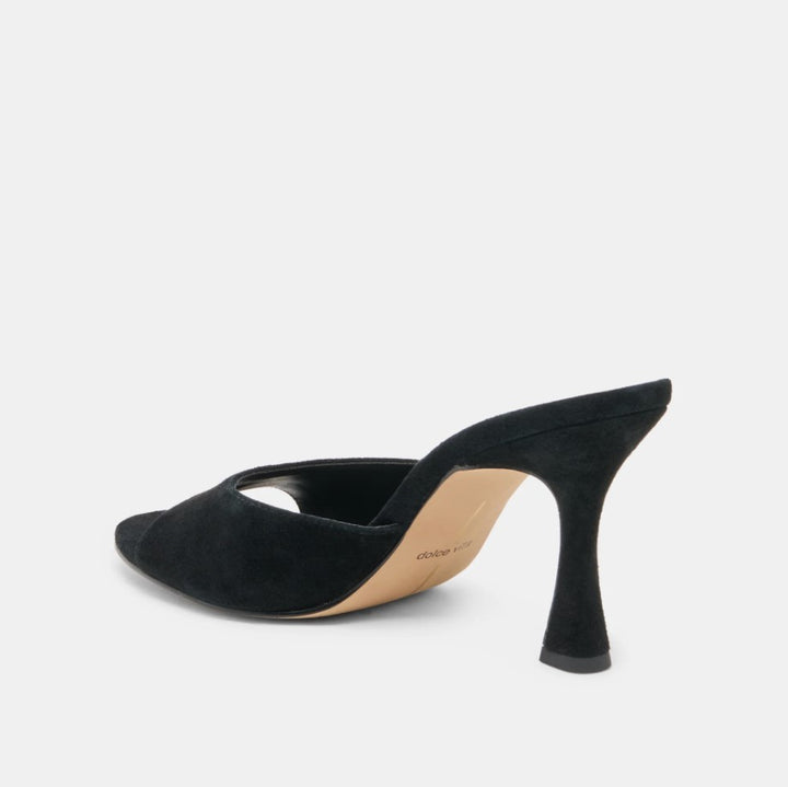 Rosha Heel - Onyx Suede